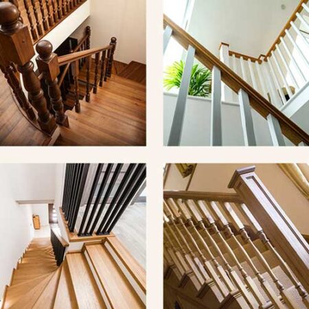 Handmade wooden Stairs and banisters Sheffield